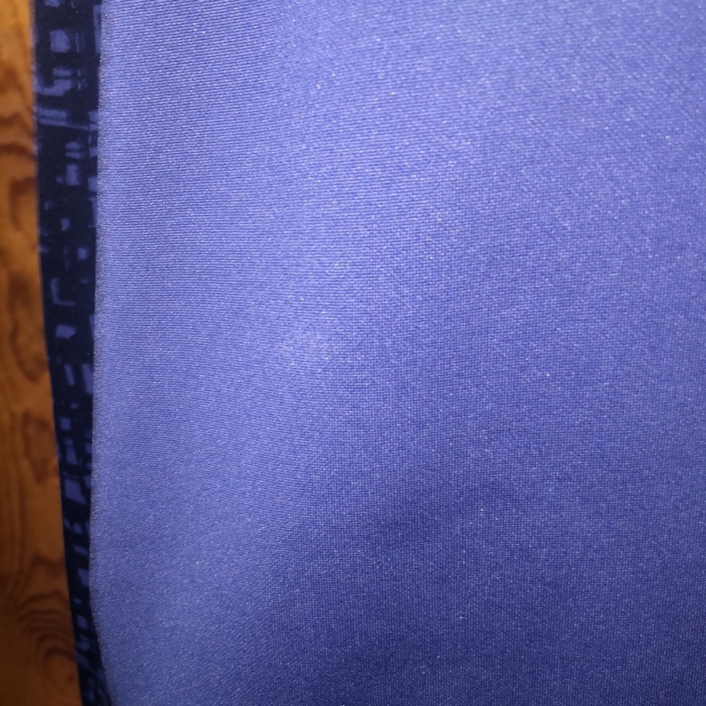 LADIES NIKE DRI-FIT EMBROIDERED SWOOSH PULL OVER HOODIE size large purple/blue - Picture 5 of 8